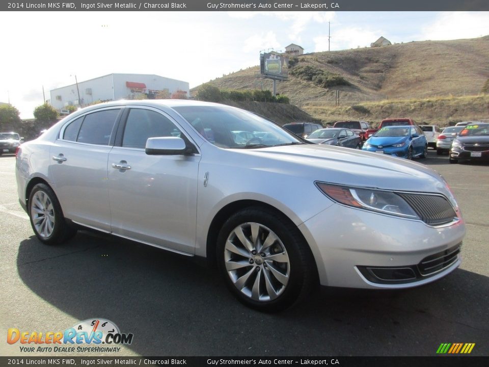 2014 Lincoln MKS FWD Ingot Silver Metallic / Charcoal Black Photo #1