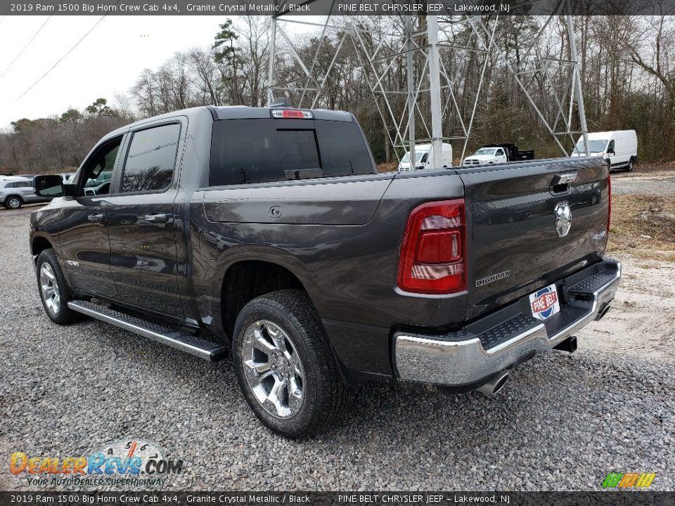 2019 Ram 1500 Big Horn Crew Cab 4x4 Granite Crystal Metallic / Black Photo #2