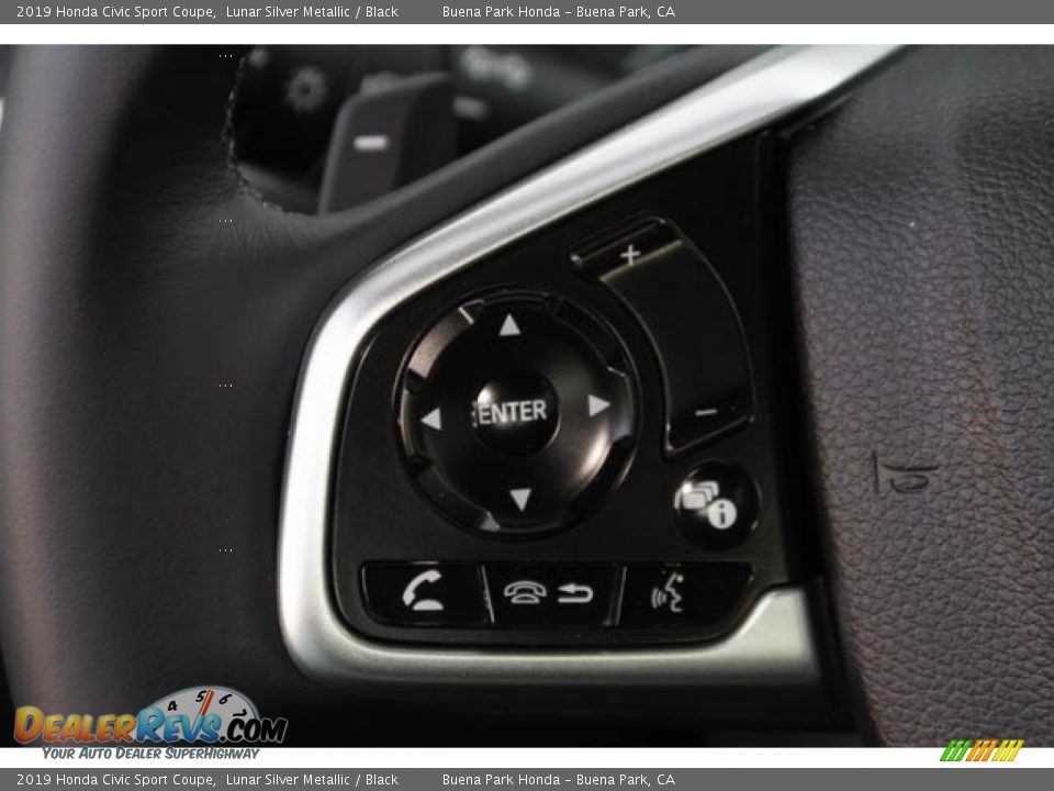 2019 Honda Civic Sport Coupe Steering Wheel Photo #21