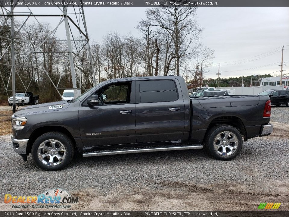 2019 Ram 1500 Big Horn Crew Cab 4x4 Granite Crystal Metallic / Black Photo #5