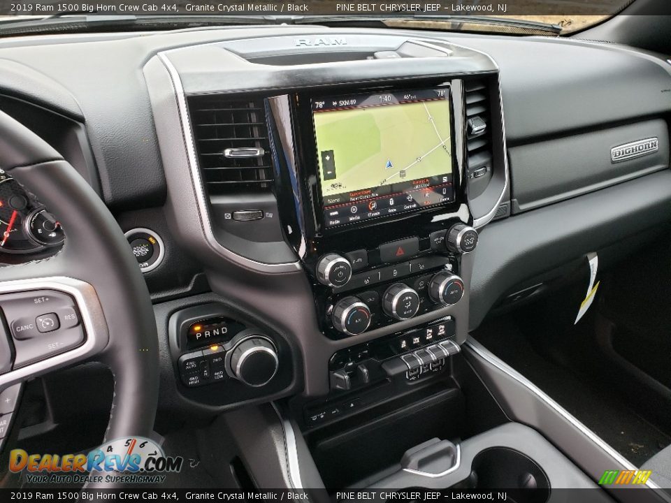 2019 Ram 1500 Big Horn Crew Cab 4x4 Granite Crystal Metallic / Black Photo #10