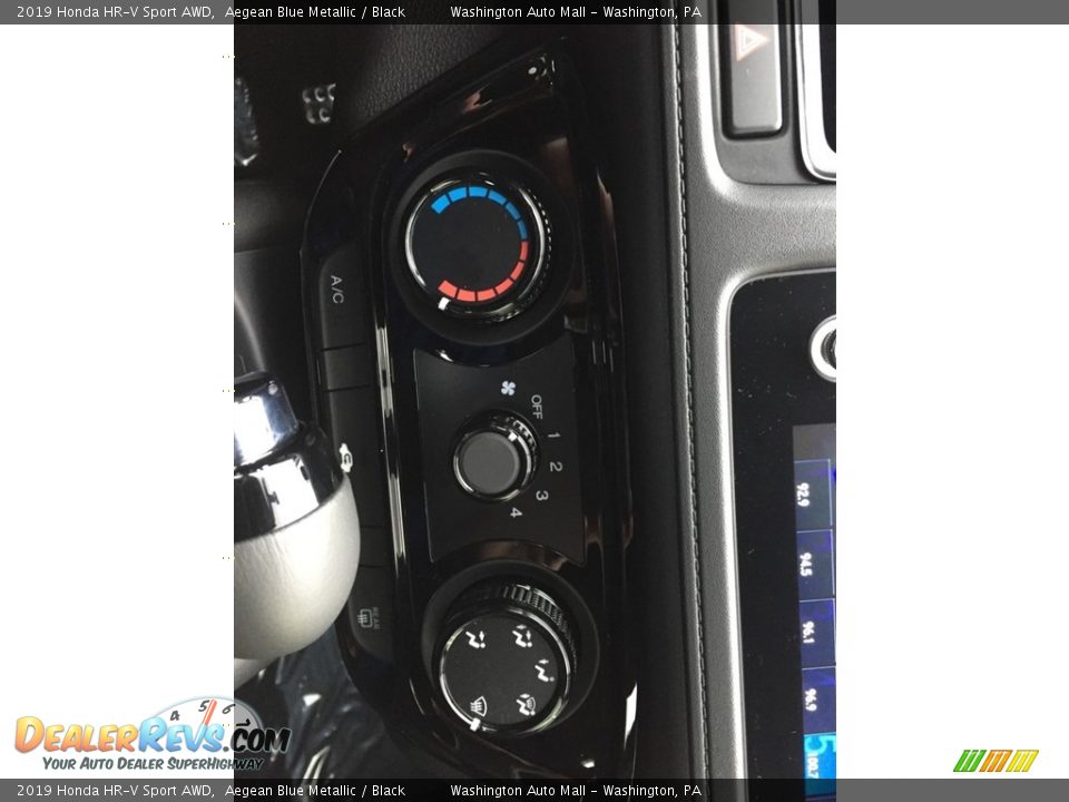 2019 Honda HR-V Sport AWD Aegean Blue Metallic / Black Photo #22