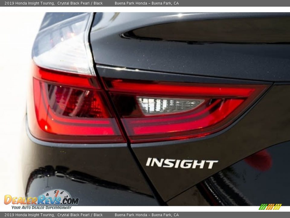 2019 Honda Insight Touring Crystal Black Pearl / Black Photo #7