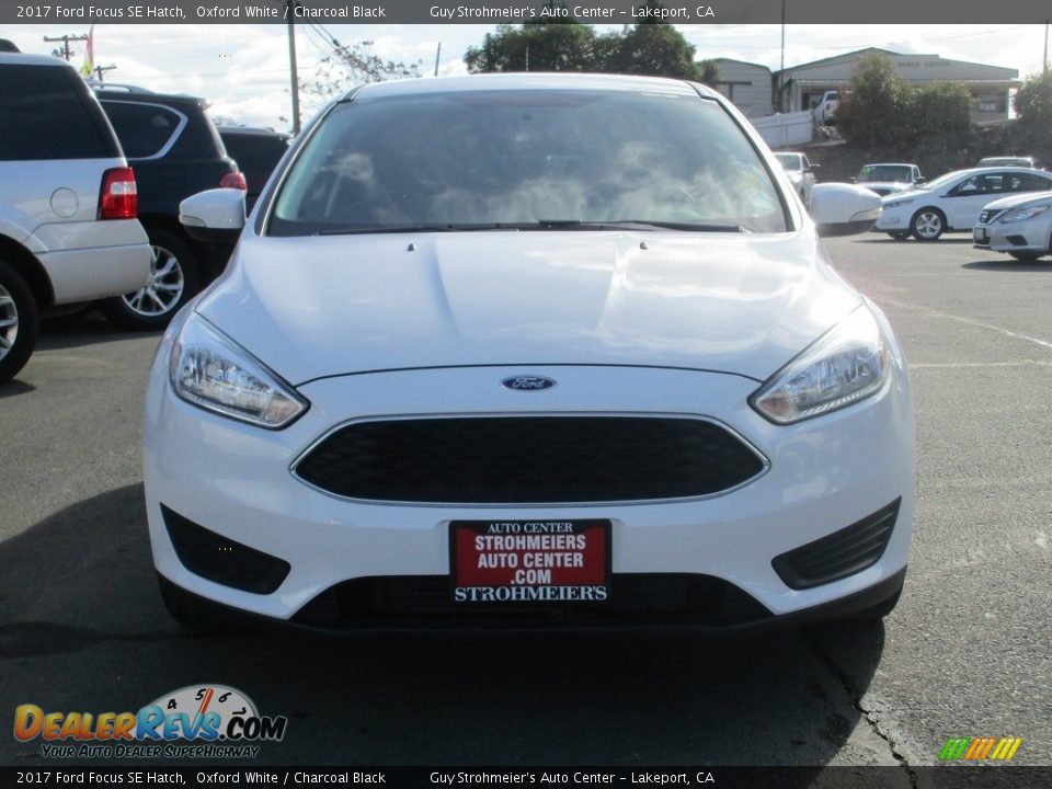 2017 Ford Focus SE Hatch Oxford White / Charcoal Black Photo #2