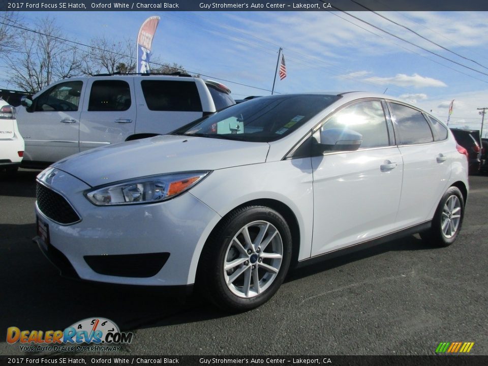 2017 Ford Focus SE Hatch Oxford White / Charcoal Black Photo #3