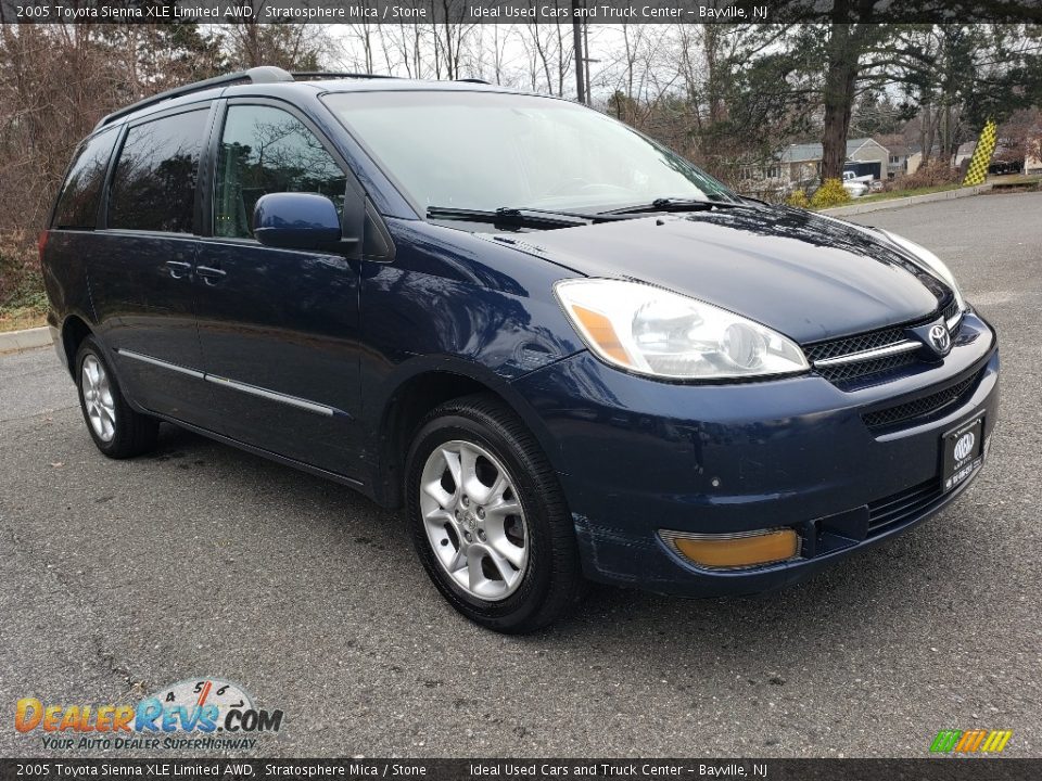 2005 Toyota Sienna XLE Limited AWD Stratosphere Mica / Stone Photo #3