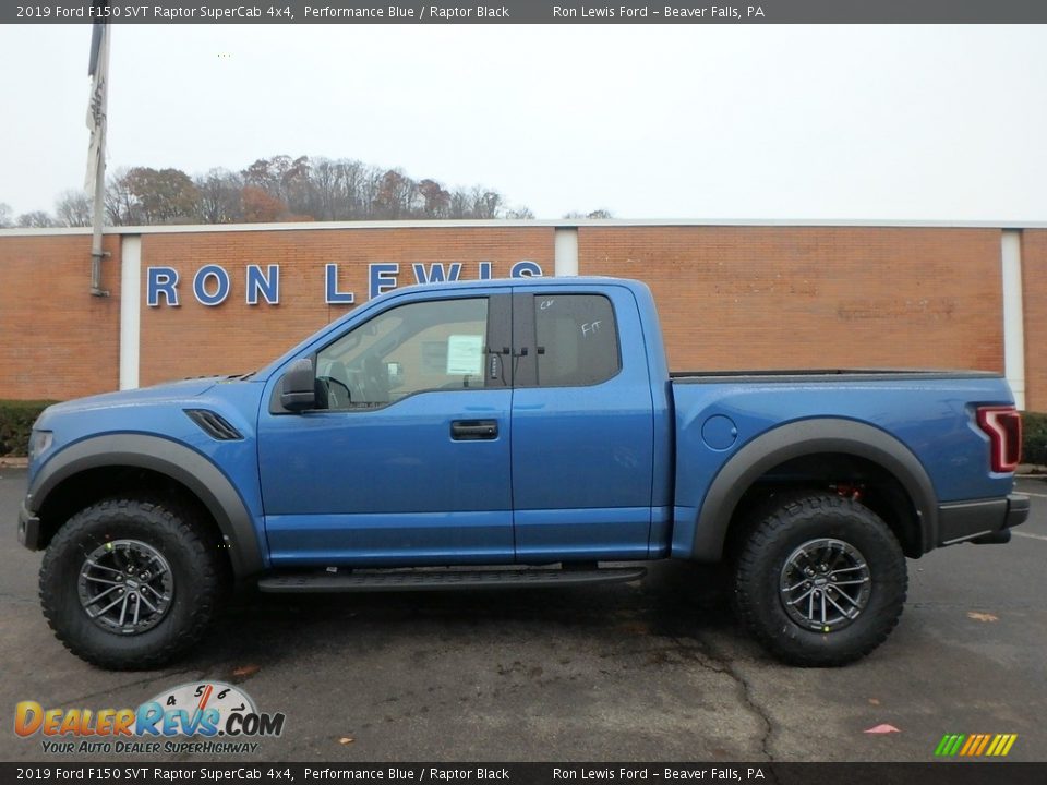 2019 Ford F150 SVT Raptor SuperCab 4x4 Performance Blue / Raptor Black Photo #5