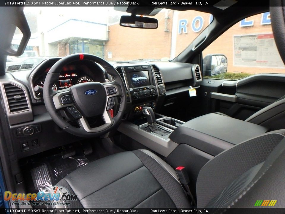 Raptor Black Interior - 2019 Ford F150 SVT Raptor SuperCab 4x4 Photo #13