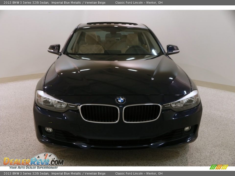 2013 BMW 3 Series 328i Sedan Imperial Blue Metallic / Venetian Beige Photo #2