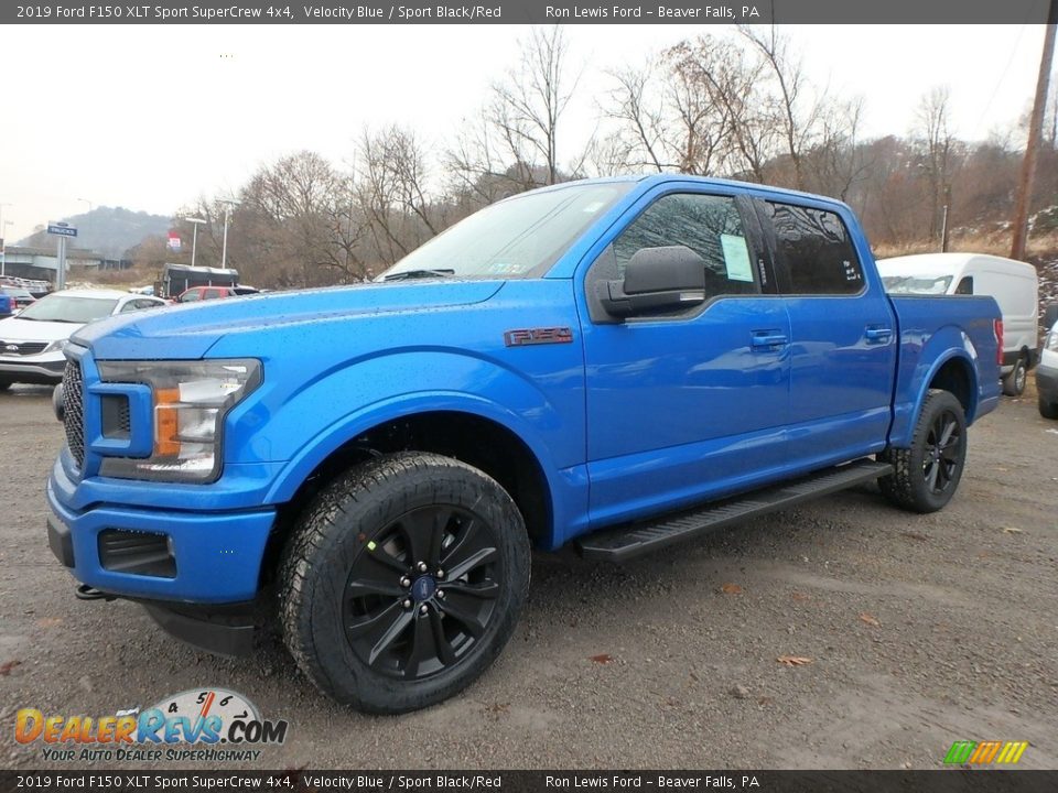 Front 3/4 View of 2019 Ford F150 XLT Sport SuperCrew 4x4 Photo #6