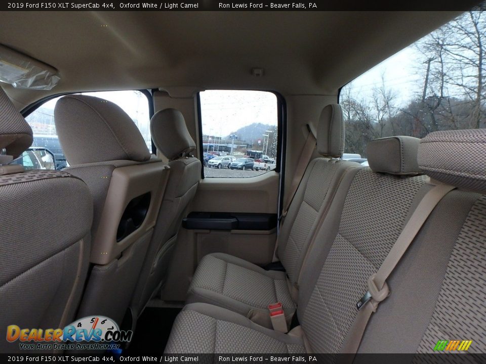 Rear Seat of 2019 Ford F150 XLT SuperCab 4x4 Photo #13