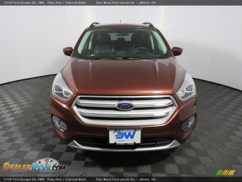 2018 Ford Escape SEL 4WD Ruby Red / Charcoal Black Photo #7