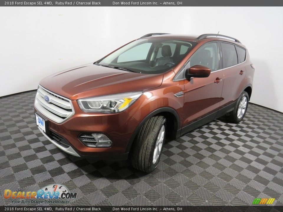 2018 Ford Escape SEL 4WD Ruby Red / Charcoal Black Photo #11