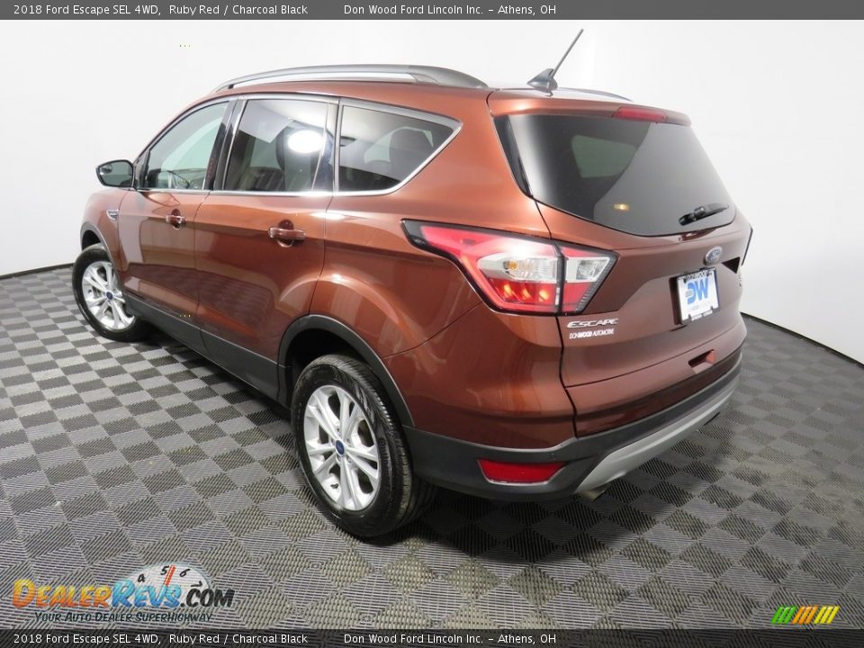 2018 Ford Escape SEL 4WD Ruby Red / Charcoal Black Photo #14