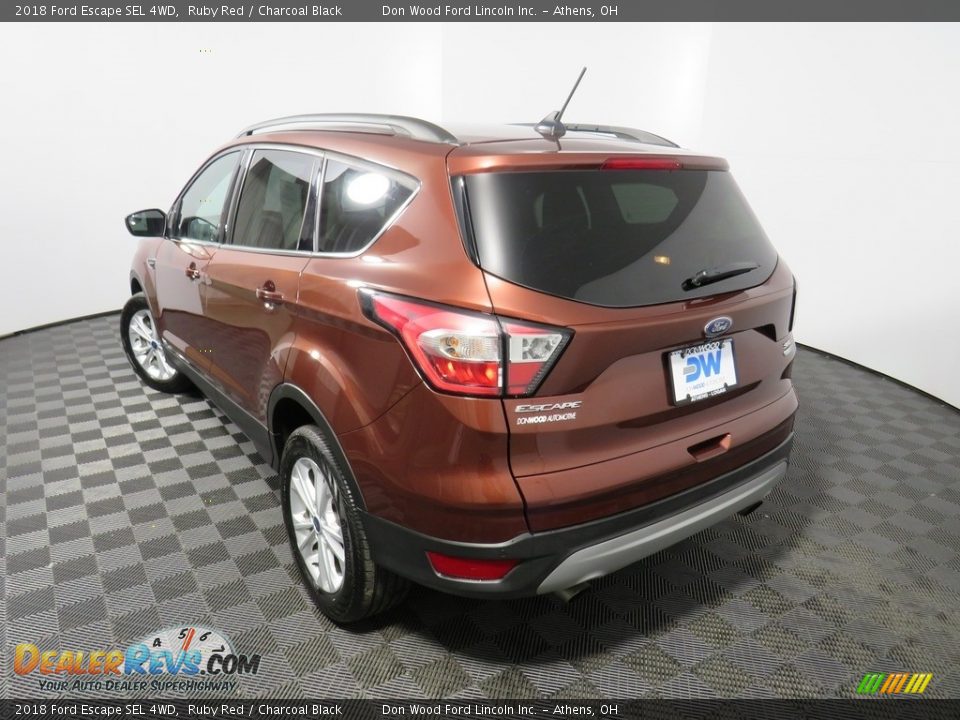 2018 Ford Escape SEL 4WD Ruby Red / Charcoal Black Photo #15