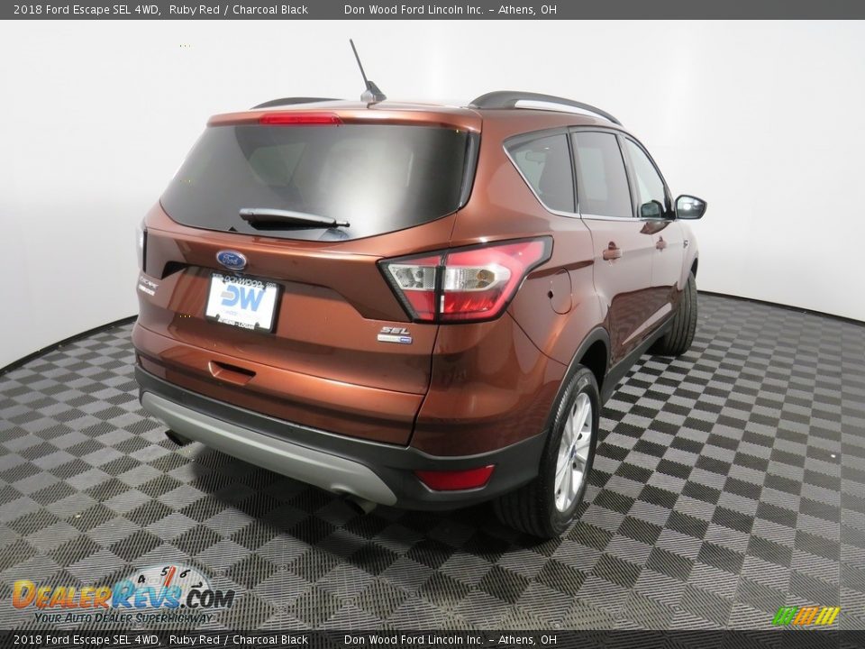 2018 Ford Escape SEL 4WD Ruby Red / Charcoal Black Photo #21
