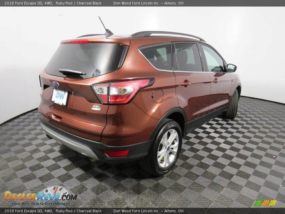 2018 Ford Escape SEL 4WD Ruby Red / Charcoal Black Photo #22