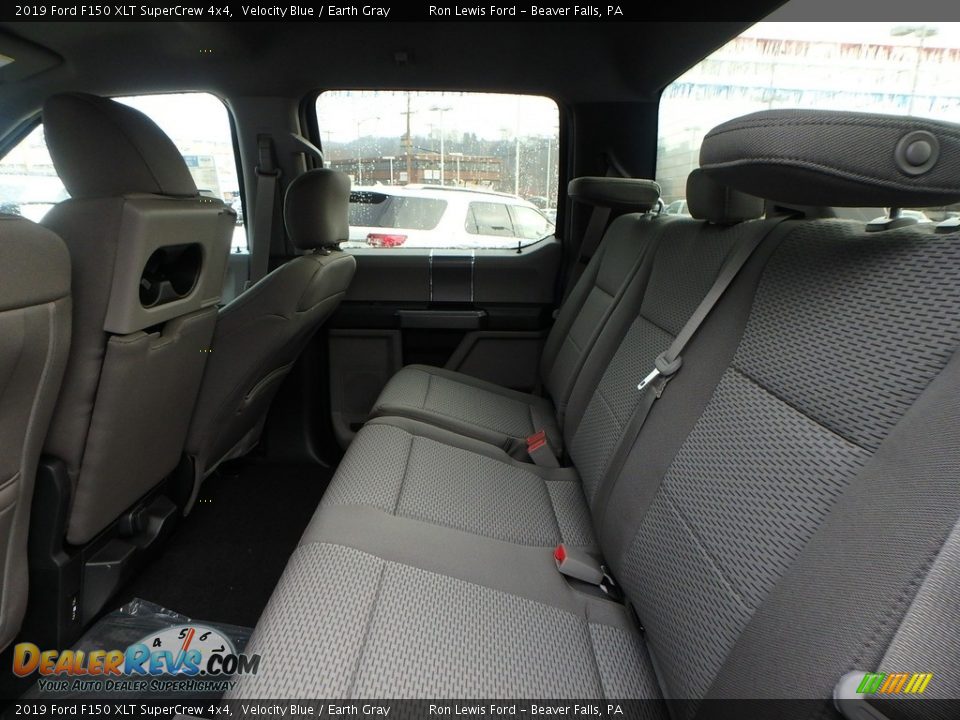 Rear Seat of 2019 Ford F150 XLT SuperCrew 4x4 Photo #11