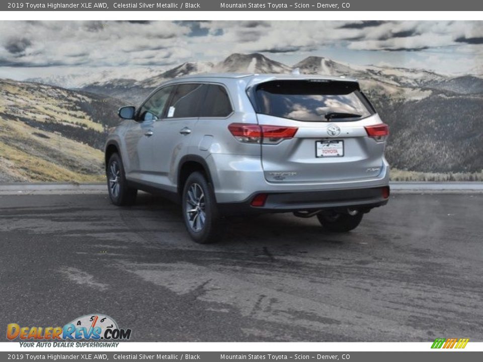 2019 Toyota Highlander XLE AWD Celestial Silver Metallic / Black Photo #3