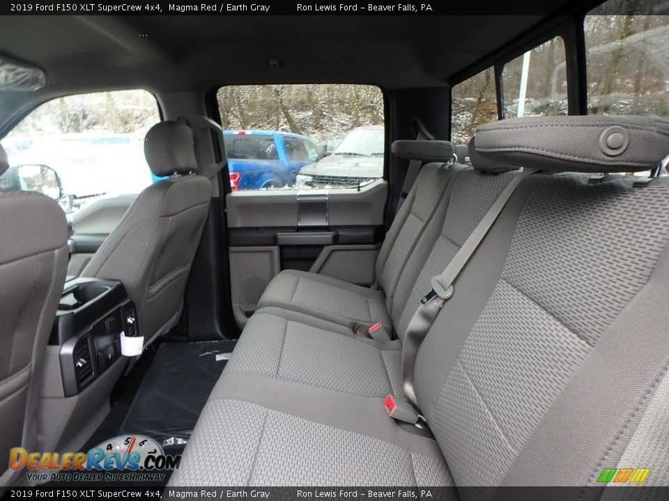 Rear Seat of 2019 Ford F150 XLT SuperCrew 4x4 Photo #11