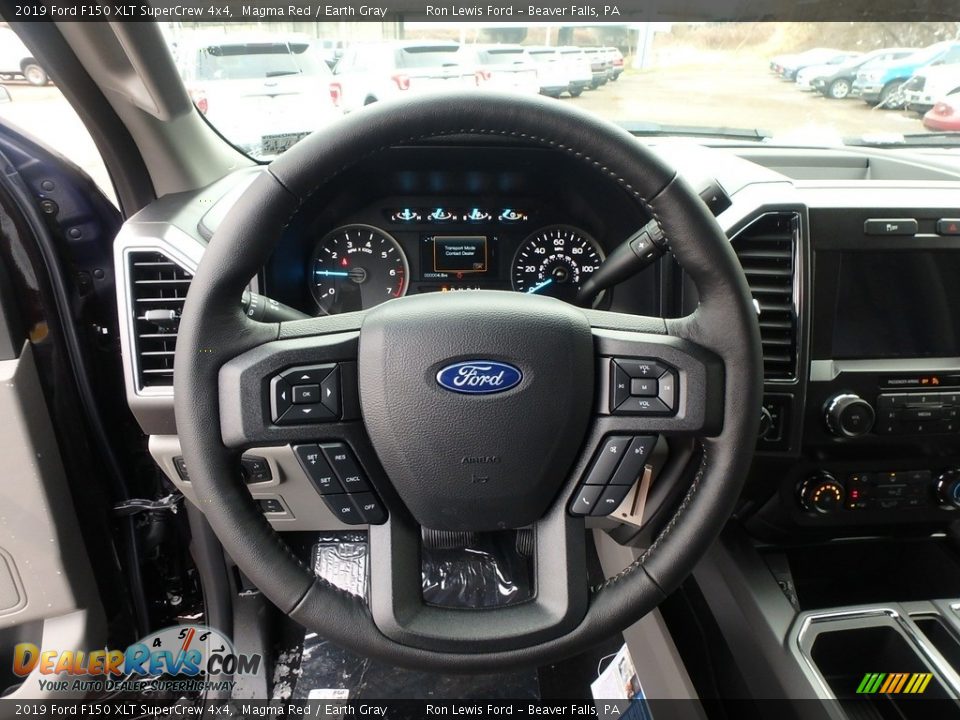 2019 Ford F150 XLT SuperCrew 4x4 Steering Wheel Photo #17