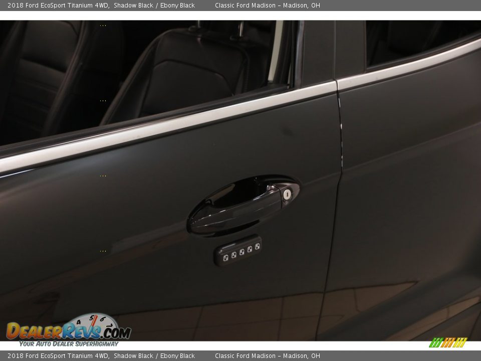 2018 Ford EcoSport Titanium 4WD Shadow Black / Ebony Black Photo #4