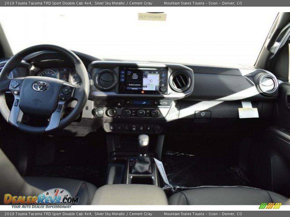 2019 Toyota Tacoma TRD Sport Double Cab 4x4 Silver Sky Metallic / Cement Gray Photo #8