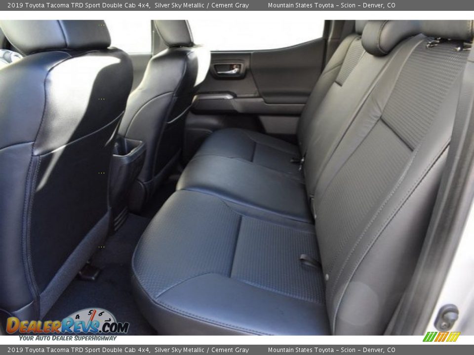 2019 Toyota Tacoma TRD Sport Double Cab 4x4 Silver Sky Metallic / Cement Gray Photo #15