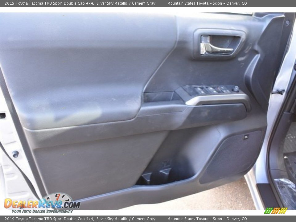 2019 Toyota Tacoma TRD Sport Double Cab 4x4 Silver Sky Metallic / Cement Gray Photo #20