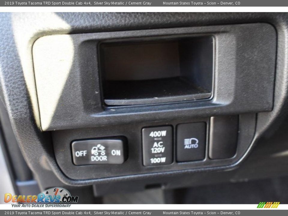2019 Toyota Tacoma TRD Sport Double Cab 4x4 Silver Sky Metallic / Cement Gray Photo #25
