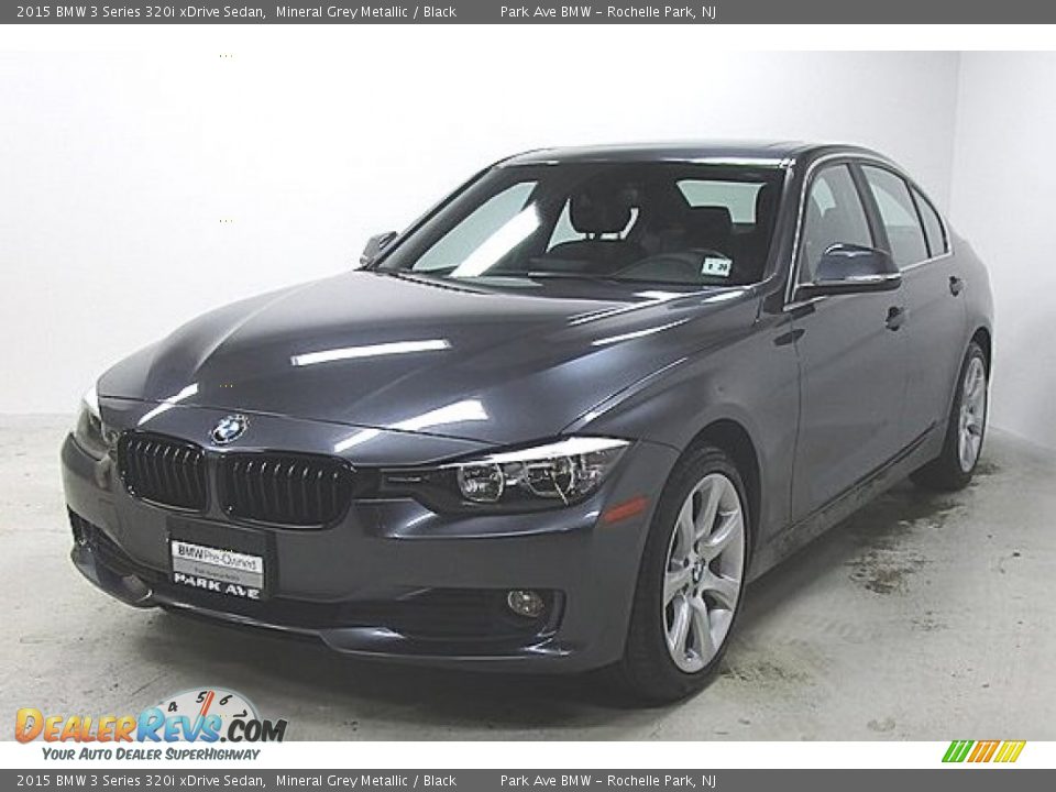 2015 BMW 3 Series 320i xDrive Sedan Mineral Grey Metallic / Black Photo #1