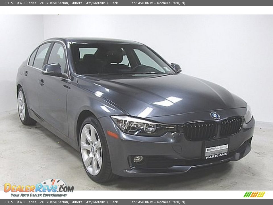 2015 BMW 3 Series 320i xDrive Sedan Mineral Grey Metallic / Black Photo #5