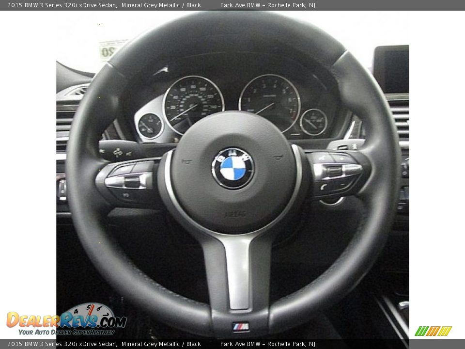 2015 BMW 3 Series 320i xDrive Sedan Mineral Grey Metallic / Black Photo #23