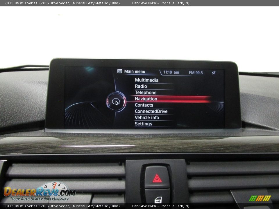 2015 BMW 3 Series 320i xDrive Sedan Mineral Grey Metallic / Black Photo #26