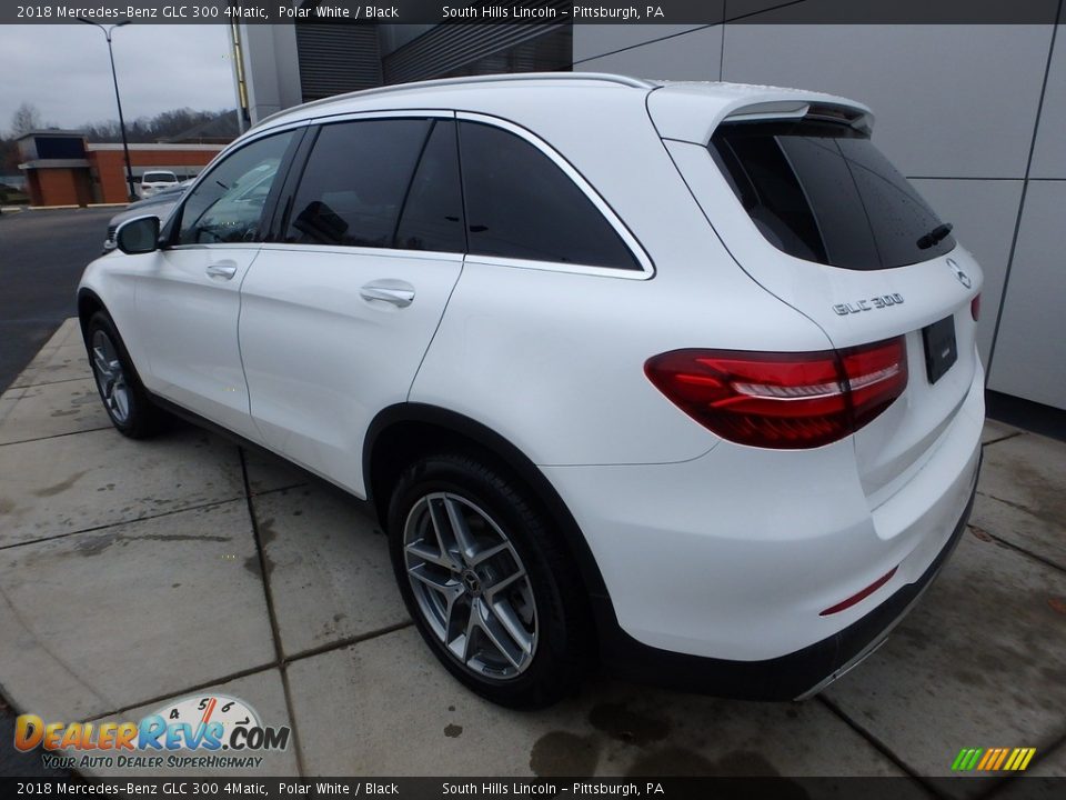 2018 Mercedes-Benz GLC 300 4Matic Polar White / Black Photo #3
