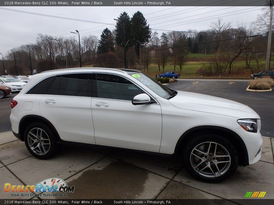 2018 Mercedes-Benz GLC 300 4Matic Polar White / Black Photo #7