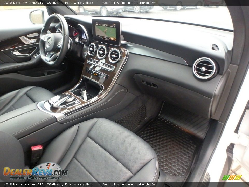 2018 Mercedes-Benz GLC 300 4Matic Polar White / Black Photo #12