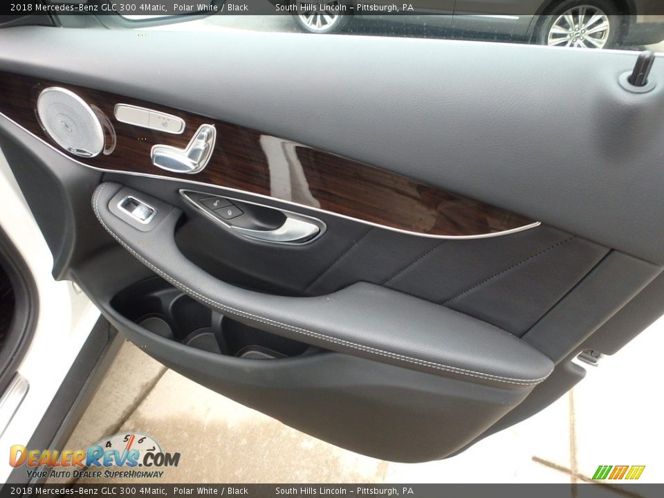 2018 Mercedes-Benz GLC 300 4Matic Polar White / Black Photo #13
