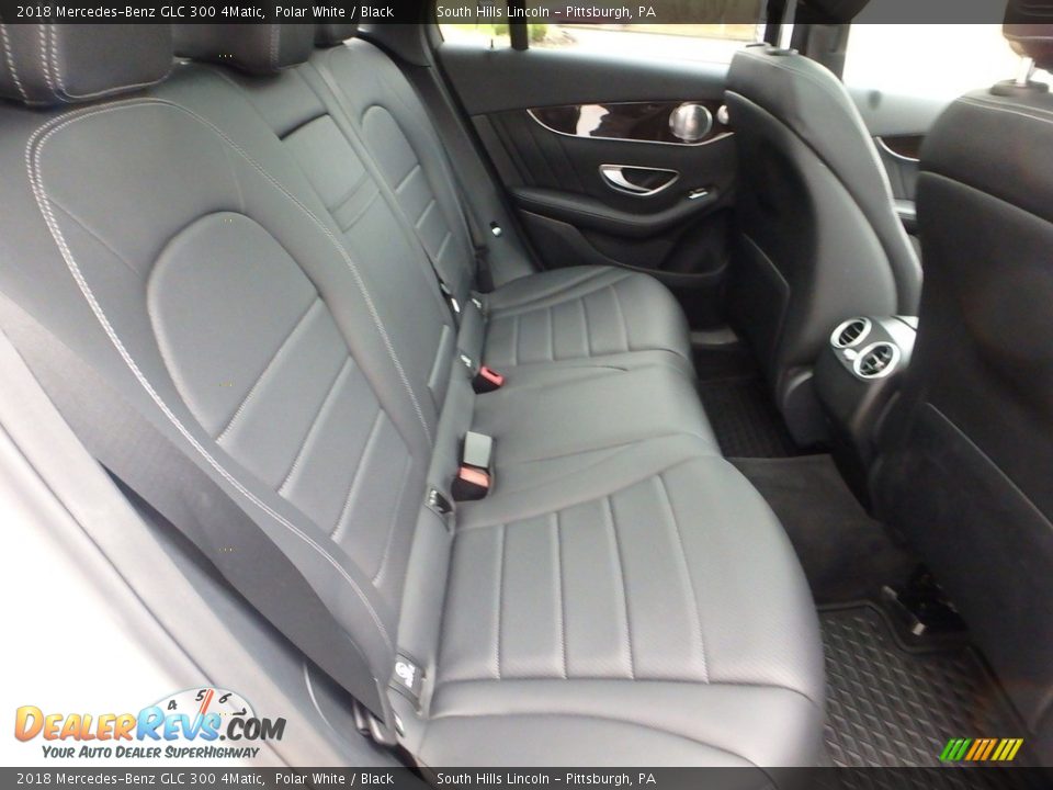 2018 Mercedes-Benz GLC 300 4Matic Polar White / Black Photo #14