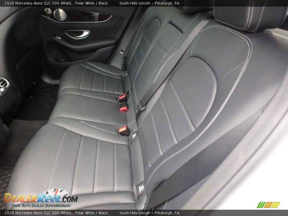 2018 Mercedes-Benz GLC 300 4Matic Polar White / Black Photo #16