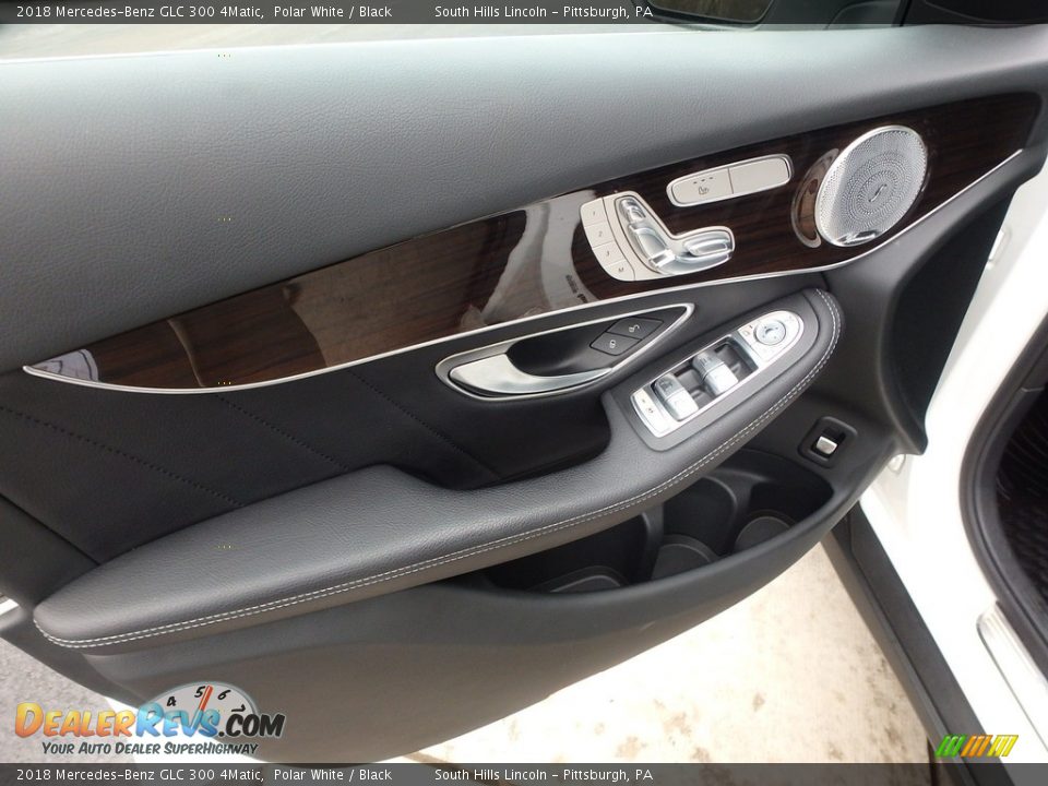 2018 Mercedes-Benz GLC 300 4Matic Polar White / Black Photo #18