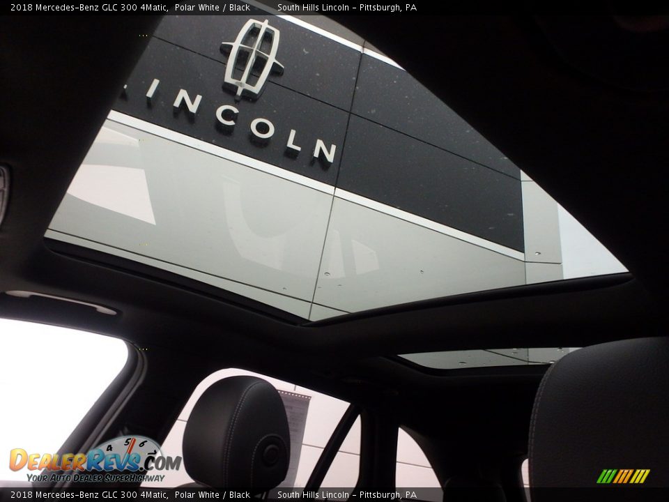 2018 Mercedes-Benz GLC 300 4Matic Polar White / Black Photo #19