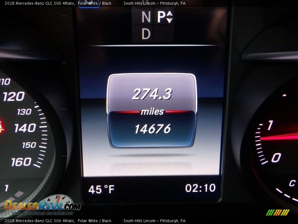 2018 Mercedes-Benz GLC 300 4Matic Polar White / Black Photo #24