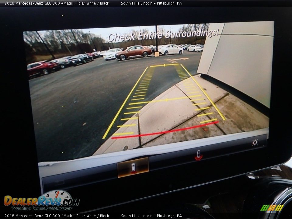 2018 Mercedes-Benz GLC 300 4Matic Polar White / Black Photo #25