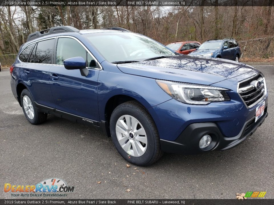 2019 Subaru Outback 2.5i Premium Abyss Blue Pearl / Slate Black Photo #1