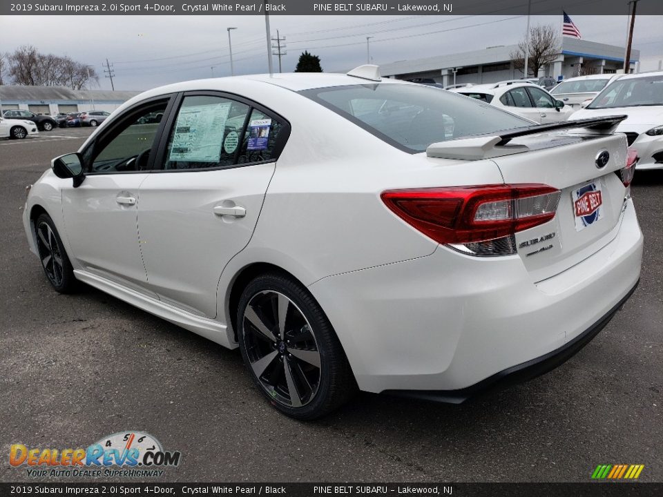2019 Subaru Impreza 2.0i Sport 4-Door Crystal White Pearl / Black Photo #4