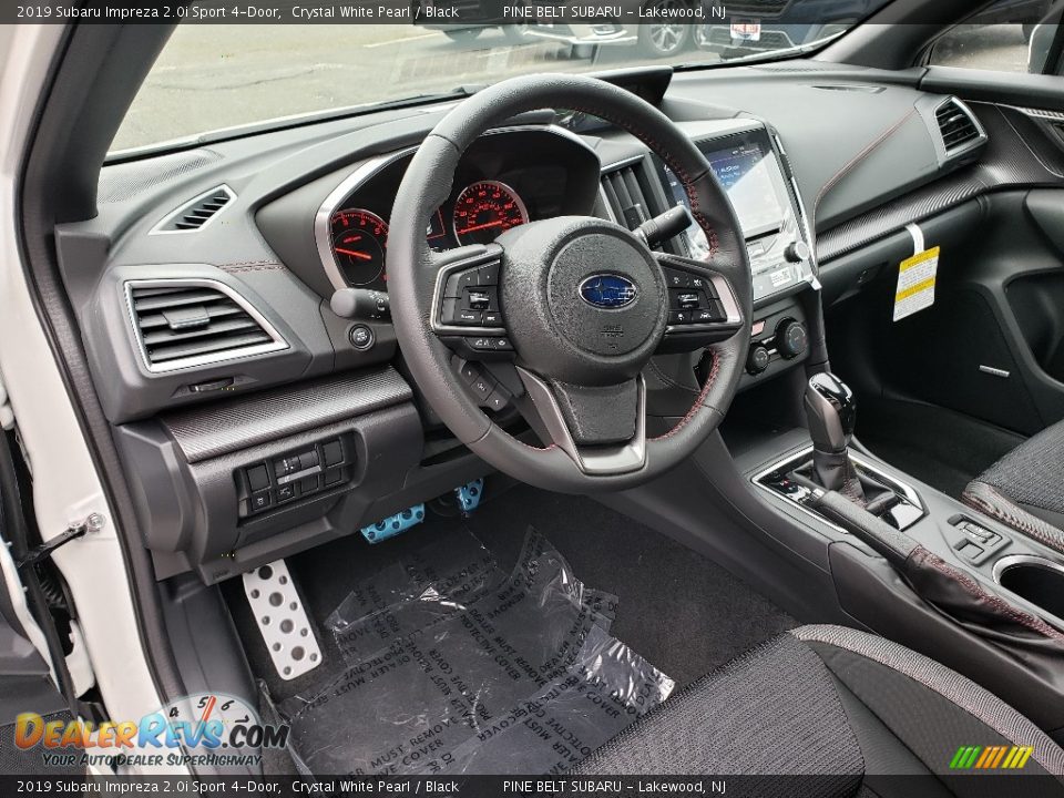 2019 Subaru Impreza 2.0i Sport 4-Door Crystal White Pearl / Black Photo #7