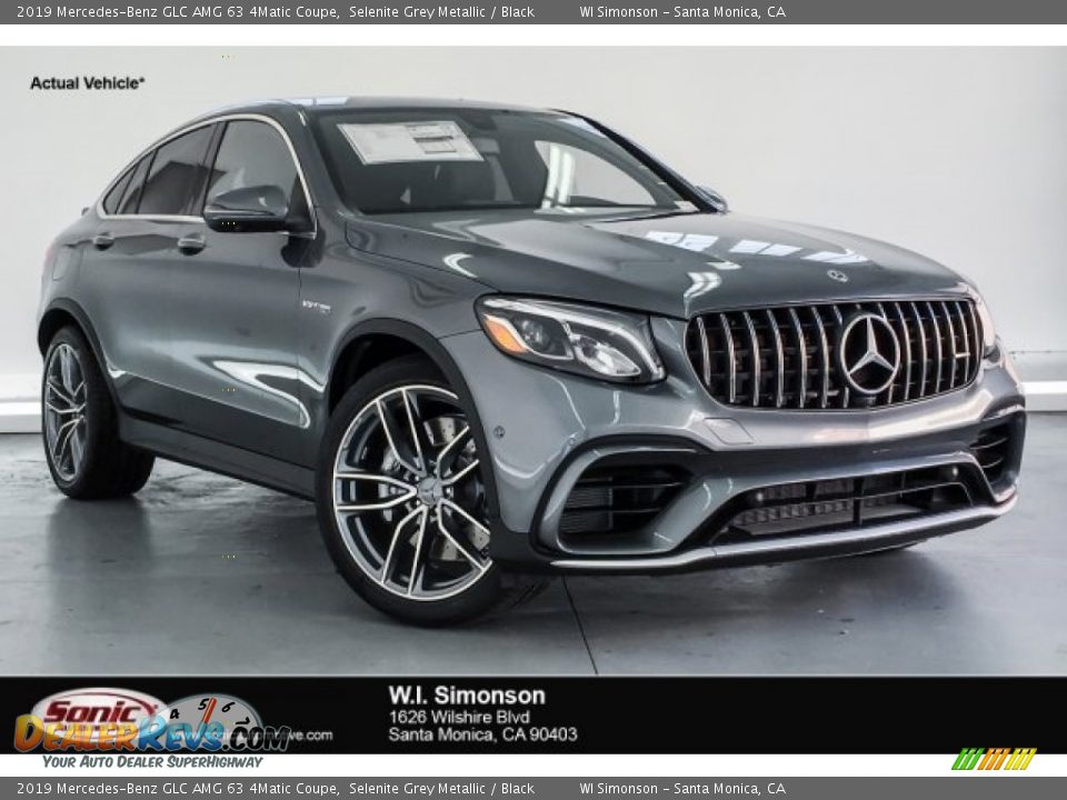 2019 Mercedes-Benz GLC AMG 63 4Matic Coupe Selenite Grey Metallic / Black Photo #1