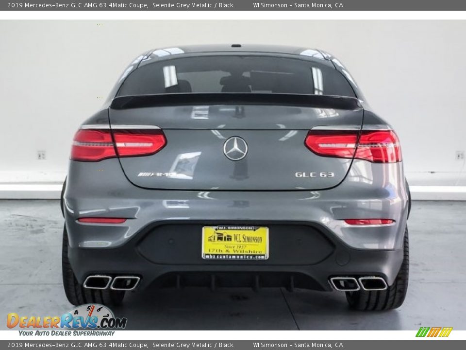 2019 Mercedes-Benz GLC AMG 63 4Matic Coupe Selenite Grey Metallic / Black Photo #3
