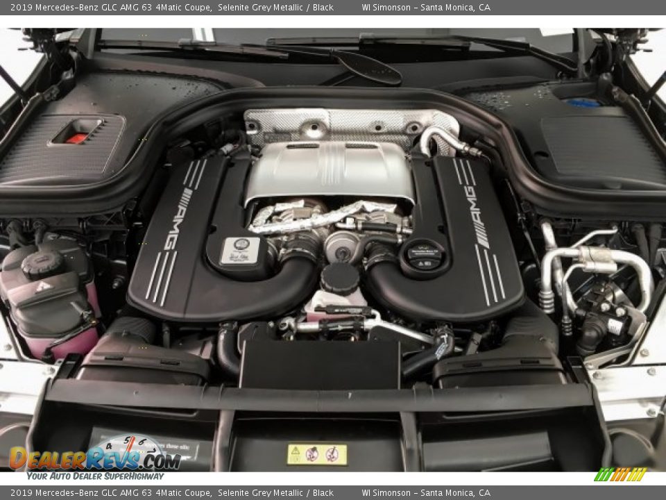 2019 Mercedes-Benz GLC AMG 63 4Matic Coupe 4.0 Liter AMG biturbo DOHC 32-Valve VVT V8 Engine Photo #8